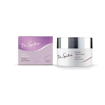 Abbildung von Dr. Spiller Cellular Tagescreme Day Cream Lipidgehalt 30% 12 Stunden Langzeitfeuchtigkeit Optimales Lipid und Feuchtigkeitsverhältnis Für eine hydratisierte Haut Anti Aging