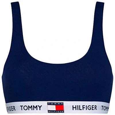Abbildung von Tommy Hilfiger Damen Bralette Stretch, Blau (Navy Blazer), M