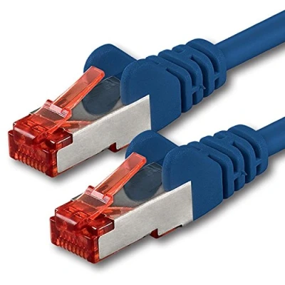 Abbildung von 1aTTack.de 10x 5m Cat 6 Netzwerk Kabel Patch Cat6 RJ45 SFTP Blau