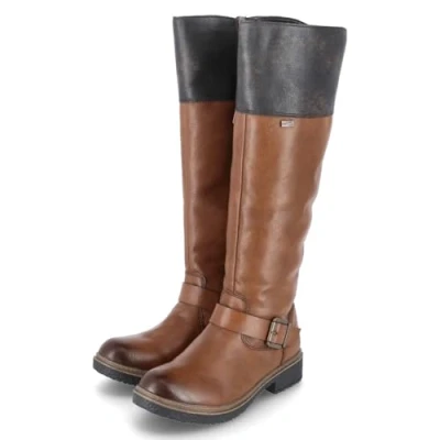 Abbildung von Rieker Damen Schaftstiefel in braun Gr. 38