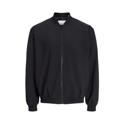 Abbildung von Jack &amp; Jones Jjecharge Bomber Jacket Bomberjacke, Herren, Größe: Large, Schwarz