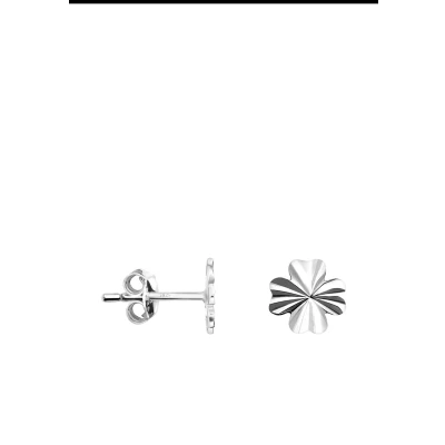 Abbildung von Sofia Milani Cloverleaf Ohrringe, Damen, Größe: One Size, Silver