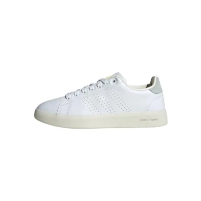 Abbildung von adidas Damen Advantage Premium Leather Shoes Schuhe, Cloud White/Cloud White/Silver, 42 2/3 EU