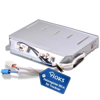 Abbildung von VIOKS Heizelement Heizung wie Beko 2970101400 Heizregister Trocknerheizung für Wäsche Trockner Heizkörper Wäschetrockner Blomberg Grundig Arcelik Atlas