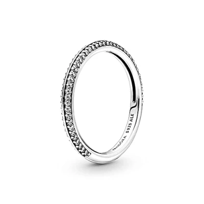 Abbildung von Pandora Armband Timeless &quot;Sternverschluss&quot; Silber, Zirkonia 599639C01 18 cm