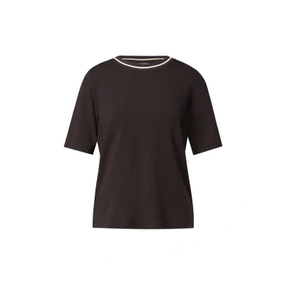 Abbildung von Street One Tshirt basic, Damen, Größe: 46, Braun