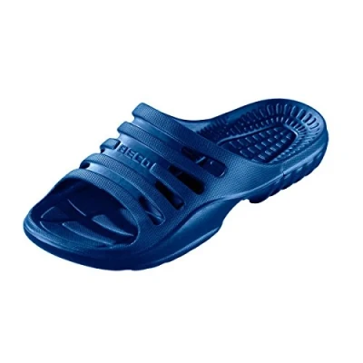 Abbildung von Beco Badeschuhe Damen leichte Eva Badesandalen mit komfortablem Fußbett, Aquaschuhe ideal für Schwimmbad oder Strand in Marine, Größe: 36