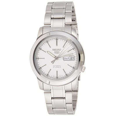 Abbildung von Seiko Herren Analog Automatik Uhr mit Edelstahl Armband SNKE49K1