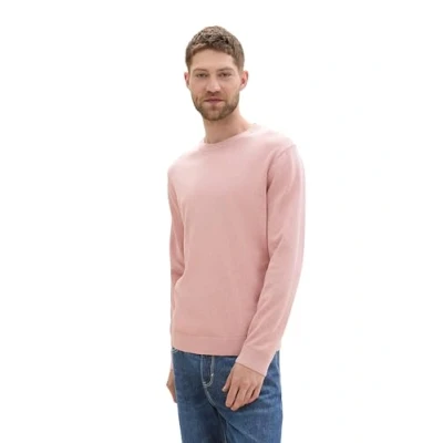 Abbildung von TOM Tailor Strickpullover, Herren, Größe: Medium, Dusty pink melange