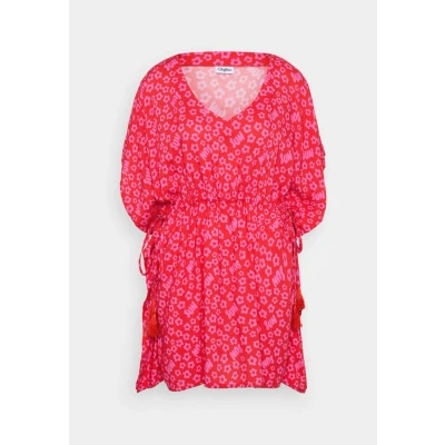 Abbildung von Buffalo Tunic Strandaccessoire, Damen, Größe: 36/38, Red/pink