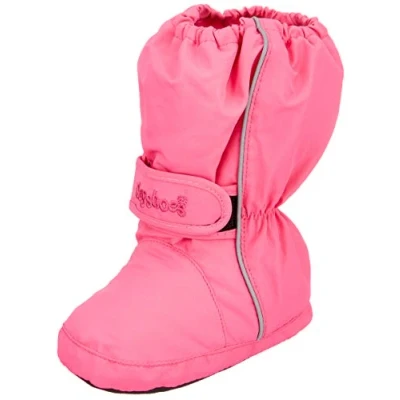 Abbildung von Playshoes Kinder Thermo Bootie, warm gefütterte Krabbel Schuhe für Jungen und Mädchen, mit Motiv gestickt