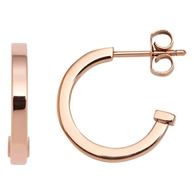 Abbildung von JEWELS BY LEONARDO Damen Kreole Beauty&#039;s roségold S, Edelstahl IP roségold, Größe (B/H/T):2/15/18mm, 016755