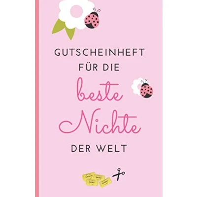 Abbildung von Gutscheinheft für die beste Nichte der Welt: Gutscheinbuch zum Selber Ausfüllen als Geschenk Blanko Gutscheine Verschenken an Geburtstagen, zu Weihnachten oder anderen Anlässen