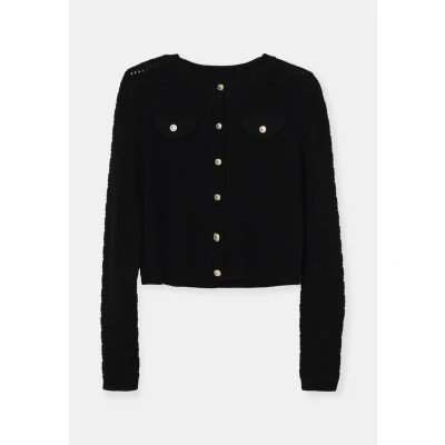 Abbildung von Vero Moda Vmvioletta Button Strickjacke, Damen, Größe: XS, Black