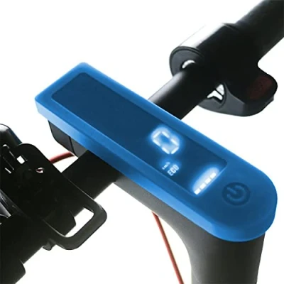 Abbildung von Yungeln Scooter Dashboard Silikonhülle wasserdicht transparente Abdeckung des Displays kompatibel mit Xiaomi 1S M365 Pro, ESA 5000 Elektrisch