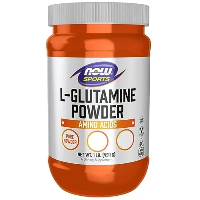 Abbildung von Now Foods L Glutamine, 454g veganes Pulver, Aminosäure, Laborgeprüft, Vegetarisch, Glutenfrei, Sojafrei, Gentechnikfrei