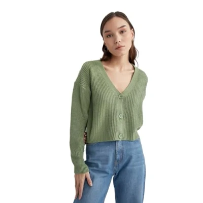 Abbildung von DeFacto Damenstrickjacke Vielfalt an Strickjacken Pullovern &amp; Cardigan Strickjacke und Strickweste für Damen