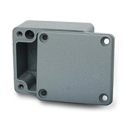 Abbildung von edi tronic Aluminium Leergehäuse 64x58x35mm Industriegehäuse IP66 Gehäuse Box Kasten Dicht