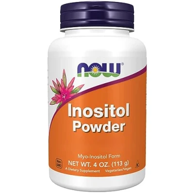 Abbildung von Now Foods, Inositol Powder, mit Myoinositol, 113g veganes Pulver, Laborgeprüft, Glutenfrei, Vegetarisch, Sojafrei, ohne Gentechnik