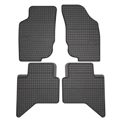 Abbildung von FROGUM 547112 Fußmattensatz Gummi vorne und hinten 4 schwarz Maßgefertigt TOYOTA: HILUX 3 Pick up