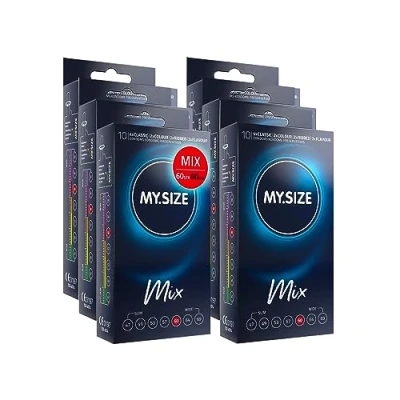Abbildung von My.Size Mix Kondome Größe 5, 60 mm, Vorteilspackung, Inhalt Stück