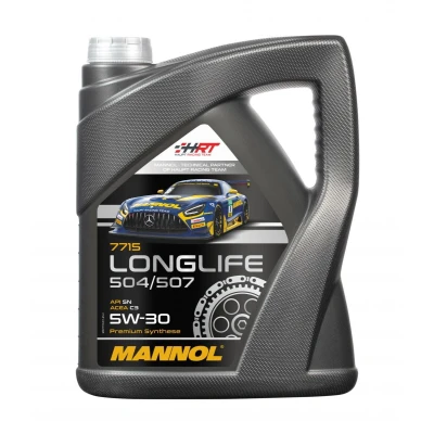 Abbildung von Mannol Longlife 504/507 5W 30 5l Motoröl MN7715 5 VOLKSWAGEN: Touran II, Transporter Bus, I, AUDI: A4 B5 Saloon, B8 B7 Saloon