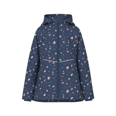 Abbildung von Name it Regenjacke / wasserabweisende Jacke für Kinder, Größe: 116, Sargasso sea