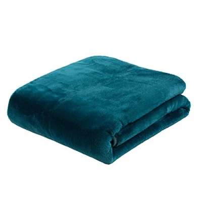 Abbildung von Gözze Premium Cashmere Feeling Wohn und Kuscheldecke, 500 g/m², 130 x 170 cm Senf