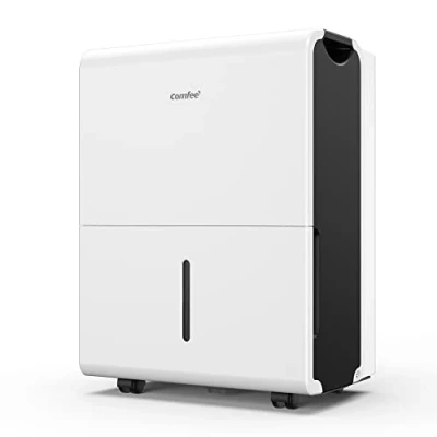 Abbildung von Comfee Luftentfeuchter, 30L/24h, Raumgröße ca. 180m3(80m²), Intelligenter Entfeuchtermodus, 24H Timer, Wassertank 3L, MDDP 30DEN7