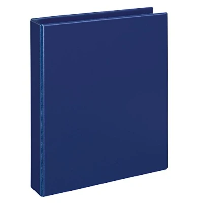 Abbildung von VELOFLEX 4143050 Ringbuch Comfort DIN A4, Ordner, Ringordner, Hefter, 4 Ring Mechanik, 25mm, PVC, blau, 1 Stück