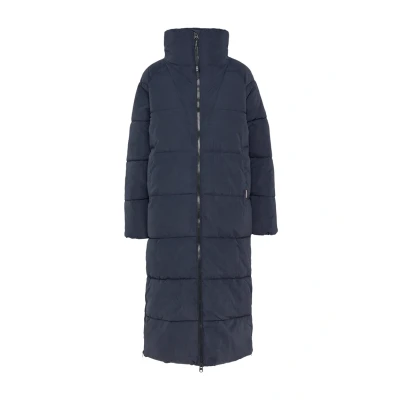 Abbildung von QS Wintermantel, Damen, Größe: Large, Tiefblau