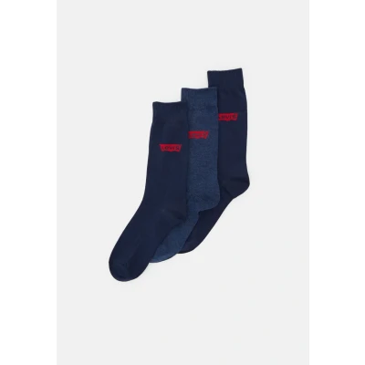 Abbildung von Levi&#039;s Regular CUT Batwing LOGO Recycled 3 PACK Socken, Herren, Größe: 39 42, Denim