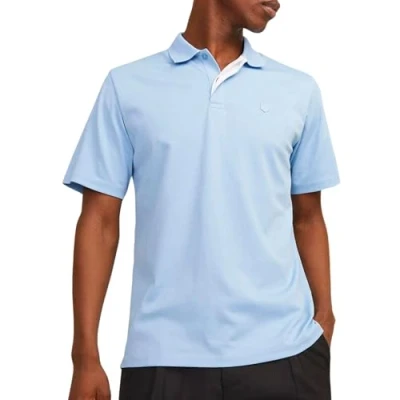 Abbildung von Jack &amp; Jones Premium Einfarbig Poloshirt, Herren, Größe: Medium, Dutch canal