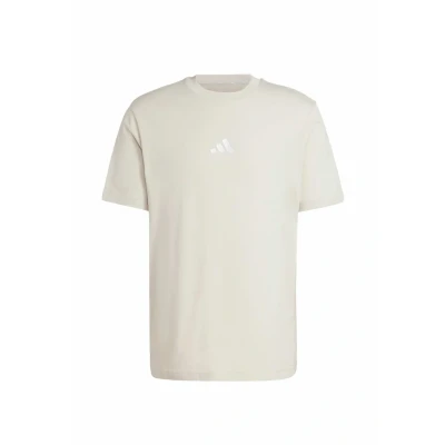 Abbildung von adidas Herren Essentials SMALL Logo Single Jersey Tee, Wonder Alumina/White, XL