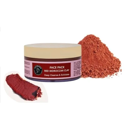 Abbildung von AATMANA Red Moroccan Clay Face Pack Skin Firming Natural Skincare Tightens for Healthier Complexion 250 Grams