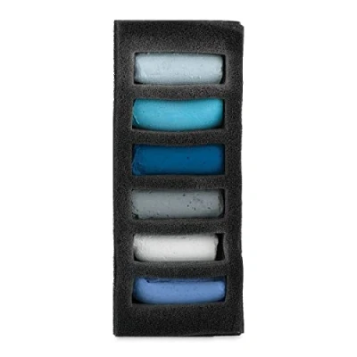 Abbildung von SENNELIER Extra Soft Half Pastell 6 Stäbchen Set Stück Summer Sky