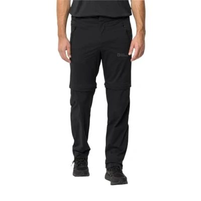 Abbildung von Jack Wolfskin Glastal ZIP OFF Pants 2IN1 Outdoorhose, Herren, Größe: 46, Black