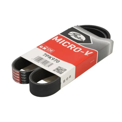 Abbildung von GATES 7PK970 Keilrippenriemen 970 7 Polyester, EPDM (Ethylen Propylen Dien Kautschuk) SUZUKI: SX4 II S Cross
