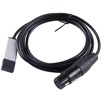 Abbildung von USB auf DMX Schnittstellenadapter RS485 Konverter seriell 3 polig XLR LED DMX512 Freestyler Software PC Bühnenbeleuchtung Steuerung Dimmerkabel mit FTDI Chip Unterstützung Win10 Mac OS (1,8 m)