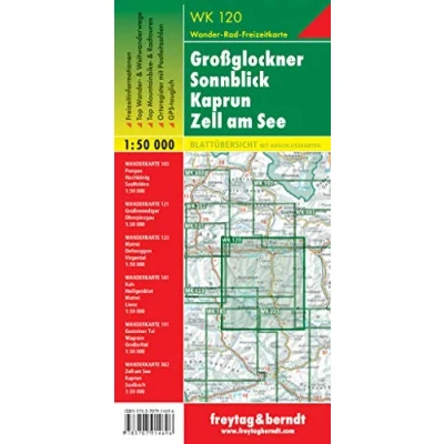 Abbildung von Großglockner Sonnblick Kaprun Zell am See, Wanderkarte 1:50.000: Wandel en fietskaart 1:50 000 (freytag &amp; berndt Wander Rad Freizeitkarten)