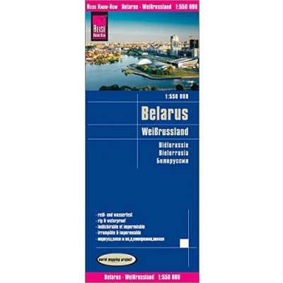 Abbildung von Reise Know How Landkarte Weißrussland / Belarus (1:550.000): reiß und wasserfest (world mapping project)