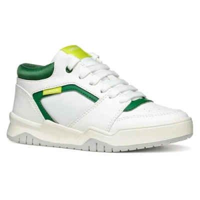 Abbildung von Geox Perth Sneaker low für Kinder, Größe: 37, White green Schuhe