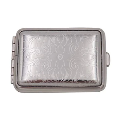 Abbildung von GERMANUS Pillendose Etui, Made in Germany, &quot;Venetia&quot; Pillenbox für Tabletten, Stahl Tabak Schnupftabak