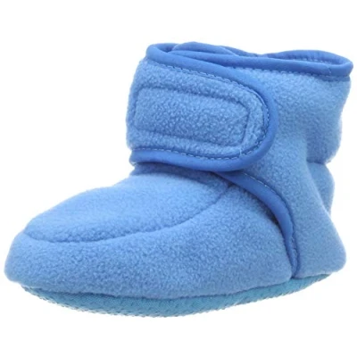 Abbildung von Playshoes Unisex Kinder Baby Fleeceschuhe Krabbelschuhe, Aquablau, 20/21 EU