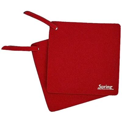 Abbildung von Spring 2094045602 Grips Topflappen 1 Paar, Stoff, rot, 1,8 x 20 23,4 cm