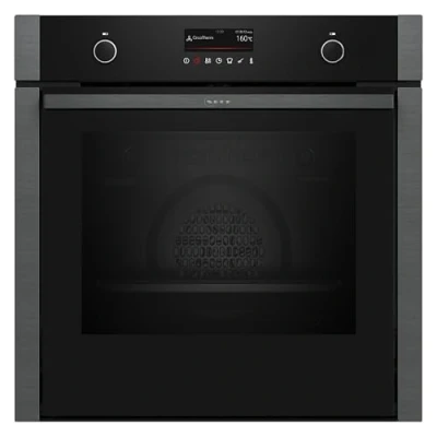 Abbildung von NEFF B6ACP7AG0 Einbau Backofen N50, Integrierbarer 60 x 60cm, Hide, CircoTherm, TFT Display, Back und Bratassistent, Pyrolyse, Graphite Grey