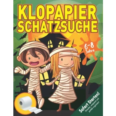 Abbildung von Halloween Schnitzeljagd Schatzsuche 6 8 Jahre: mit lustigen Klopapierspielen, Einladungen, Diplom, Rätseln, Super Schatzkarte! ... Sofort Startklar! (Bravo Schatzsuche)