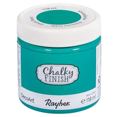 Abbildung von Rayher 38867410 Chalky Finish, meergrün, Dose 118 ml (1er Pack)