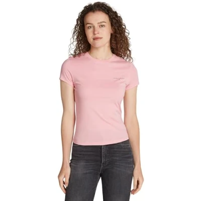 Abbildung von Tommy Jeans T Shirt »TJW SLIM LINEAR TEE«, mit Logoschriftzug