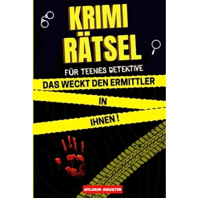 Abbildung von Krimi Rätsel für teenies detektive: Rätselbuch Kinder ab 12 Jahren (mit Lösungen) Geschenkidee und Mystery Liebhaber